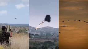 Des images de jeux vidéo de simulation de conflits militaires sont utilisés pour illustrer les attaques du Hamas ou la riposte israélienne.