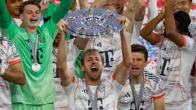 La joie de Harry Kane avec le Bayern Munich, le 10 mai 2025.