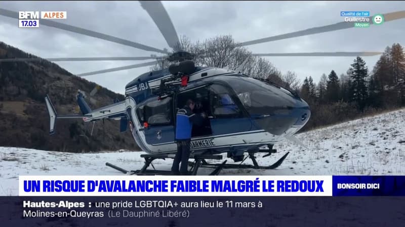 Alpes du Sud: malgré le redoux, le risque d'avalanche reste faible