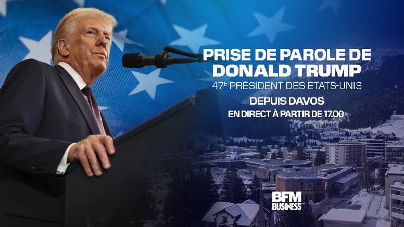 4 EN DIRECT Suivez la prise de parole de Donald Trump, président des Etats-Unis, depuis Davos.