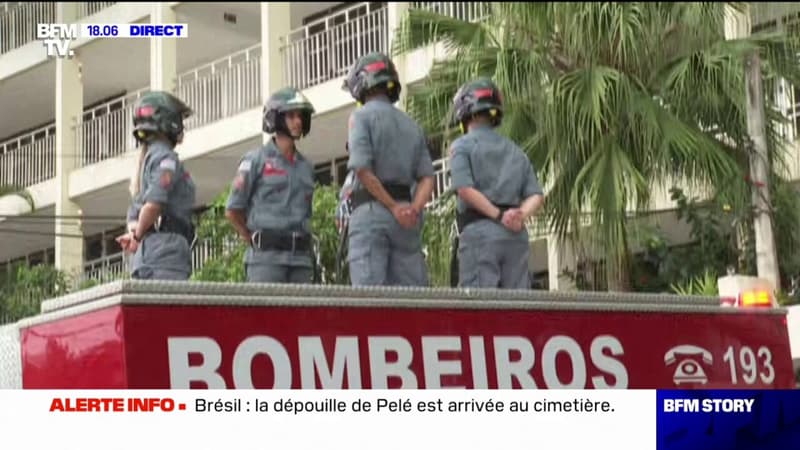 Brésil: la dépouille de Pelé est arrivée au cimetière