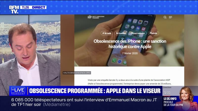 Obsolescence programmée: enquête ouverte en France après une plainte contre Apple
