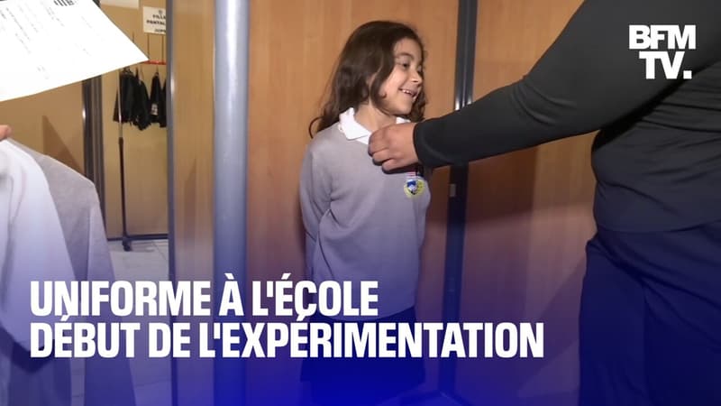 Uniforme à l'école: début de l'expérimentation dans une école de Béziers