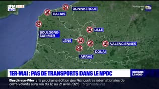 Un 1er mai sans transports en commun dans le Nord et le Pas-de-Calais
