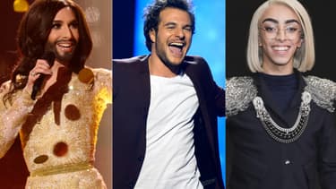 Conchita Wurst, Amir et Bilal Hassani, quelques uns des candidats emblématiques de ces dernières années