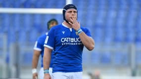Italie - Rugby - Luca Bigi, le 13 mars 2021