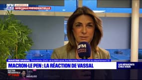 Martine Vassal, présidente de la Métropole Aix-Marseille, invite "tous ceux et toutes celles qui le peuvent à voter Emmanuel Macron"