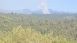 Un incendie de massif à Esparron-de-Verdon (Alpes-de-Haute-Provence), le 10 juillet 2025.
