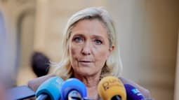 Marine Le Pen à Paris le 28 septembre 2025 à Paris
