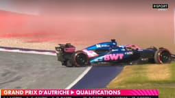Le double 360 de Pierre Gasly lors des qualifications du GP d'Autriche le 28 juin 2025