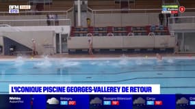 A Paris, 100 ans après les JO de 1924, la piscine Georges-Vallerey rouvre au public 