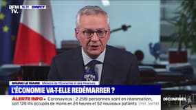 Bruno Le Maire veut maintenir l'actuel chômage partiel "pour les secteurs qui sont fermés"