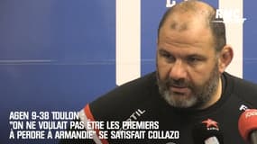 Toulon : "On ne voulait pas être les premiers à perdre à Agen" se satisfait Collazo 