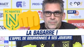 Nantes : "On va être dans la bagarre", prévient Gourvennec