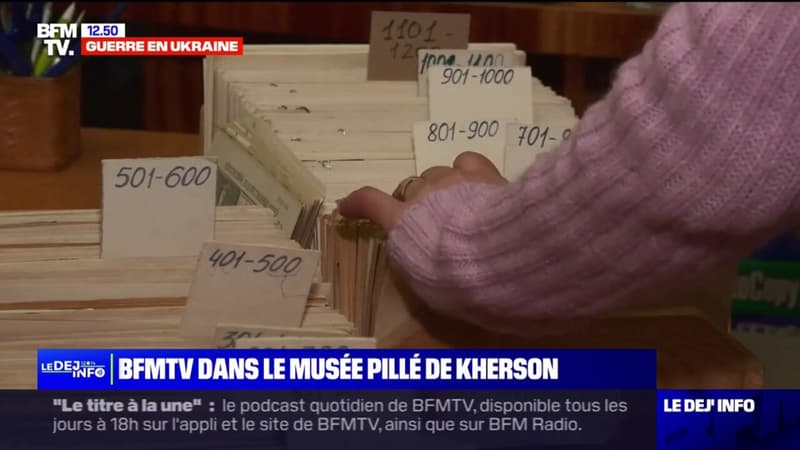 Ukraine: le musée départemental de Kherson pillé