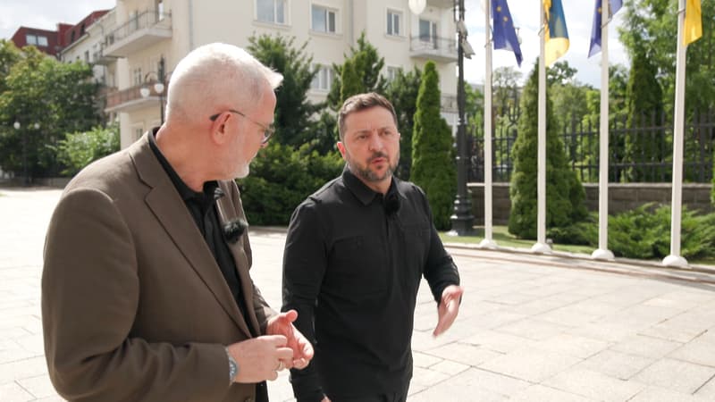 DOCUMENT BFMTV. Volodymyr Zelensky affirme que l'Ukraine a l'une des armées les "plus puissantes au monde"