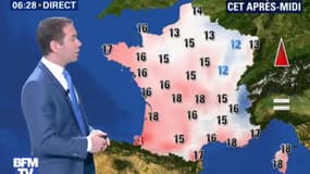 Les températures de ce mercredi  novembre 