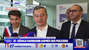 Gérald Darmanin: "Les moyens dans la sécurité mis en place à Saint-Denis resteront après Jeux olympiques"