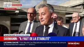 Nomination de Laurent Nuñez au ministère de l'Intérieur: "C'est le meilleur choix que le président de la République pouvait faire", assure Gérald Darmanin, ministre de la justice