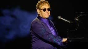 Elton John en concert en Israël, le 26 mai 2016