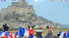 Éric Zemmour en meeting près du Mont-Saint-Michel, ce samedi