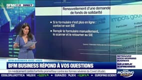 BFM Business avec vous : Fonds de solidarité, que faire quand le formulaire n'est plus disponible en ligne ? - 17/06