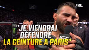 UFC Paris : En roue libre après sa victoire, BSD se voit champion "BMF" devant Gaethje