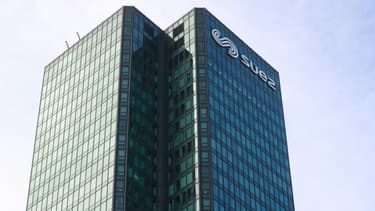 Le siège du groupe Suez à La Defense près de Paris le 7 septembre 2020.