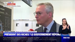 Pouvoir d'achat : "Je conteste la méthode employée par l'OFCE" répond Bruno Le Maire 