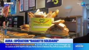 Auvergne-Rhône-Alpes: une opération "baguette solidaire" dans les boulangeries