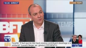 Fiscalité: "Il faut que les très hauts revenus contribuent davantage à la solidarité", Laurent Berger
