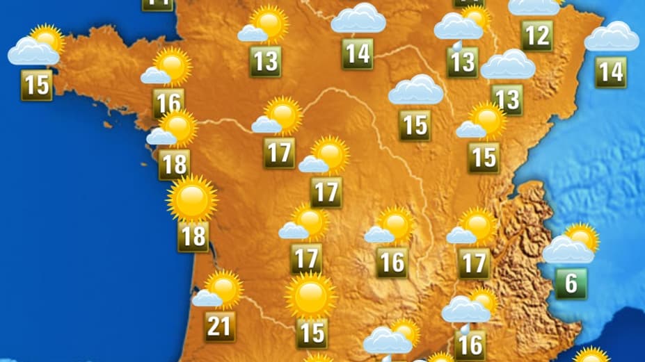 La météo de ce jeudi après-midi