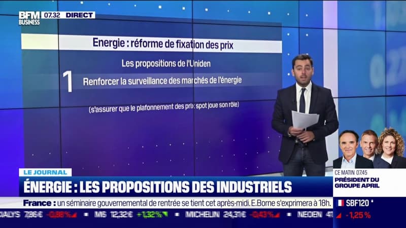 Énergie: les propositions des industriels