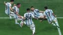 La célébration de Messi après son penalty marqué en finale de la Coupe du monde 2022 France-Argentine