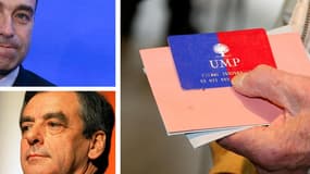 La première décision judiciaire sur le litige entre Jean-François Copé et François Fillon pour l'élection à la présidence de l'UMP s'est terminée par un match nul mardi, la justice garantissant l'accès des deux hommes aux documents du scrutin. /Photos pri