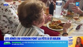 Les aînés du Verdon réunis pour un repas à Saint-Julien-le-Montagnier