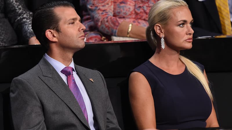 Donald Trump Jr. et sa femme Vanessa. 