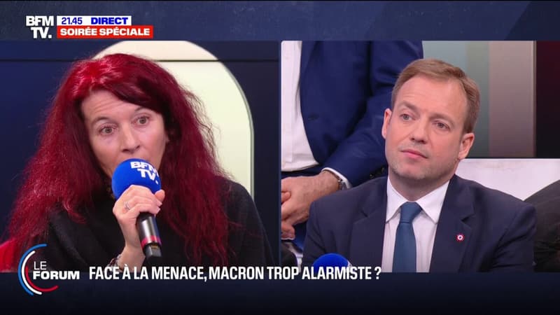 Échange tendu entre Caroline Metral, infirmière et le député 