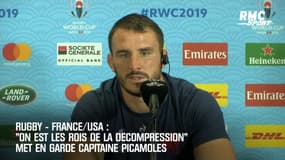 Rugby-France/USA : "On est les rois de la décompression" met en garde Picamoles