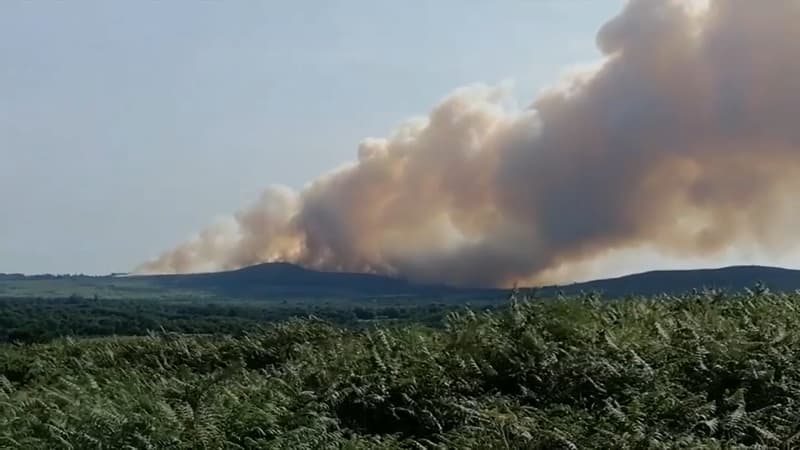 Incendie dans le Finistère: 1700 hectares partis en fumée, 500 personnes évacuées