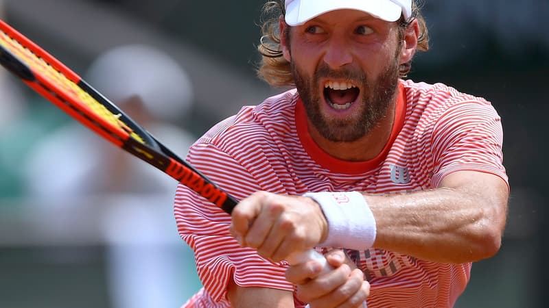 Stéphane Robert à Roland-Garros en 2017