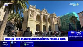 Toulon: des manifestants réunis pour la paix 