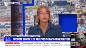 Shrinkflation: "C'est injustifiable et scandaleux" pour Audrey Morice (Foodwatch)