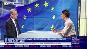 La guerre en Ukraine plombe la croissance et pousse l'inflation en 2022, selon la BCE