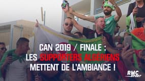 CAN 2019 / Finale : les supporters algériens mettent de l’ambiance !