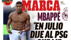La une de Marca après l'interview de Kylian Mbappé dans Rothen s'enflamme sur RMC