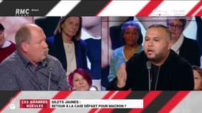 #Giletsjaunes - Ça chauffe en plateau entre @AnasseKazib et Didier Giraud ! 
