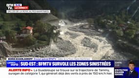 Tempête Aline: les images aériennes des dégâts dans la vallée de la Roya