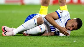 Kylian Mbappé blessé au nez lors de France-Autriche (1-0), le 17 juin 2024