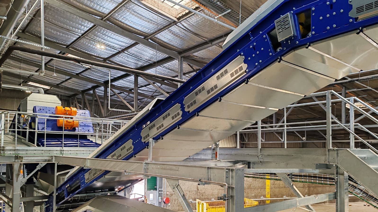 Une ligne de production de combustible solide à partir de déchets
